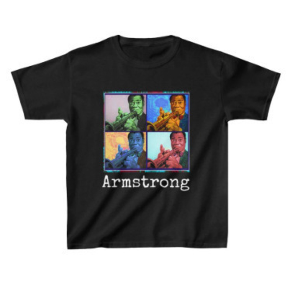 Louis Armstrong T Shirt Black Shirt